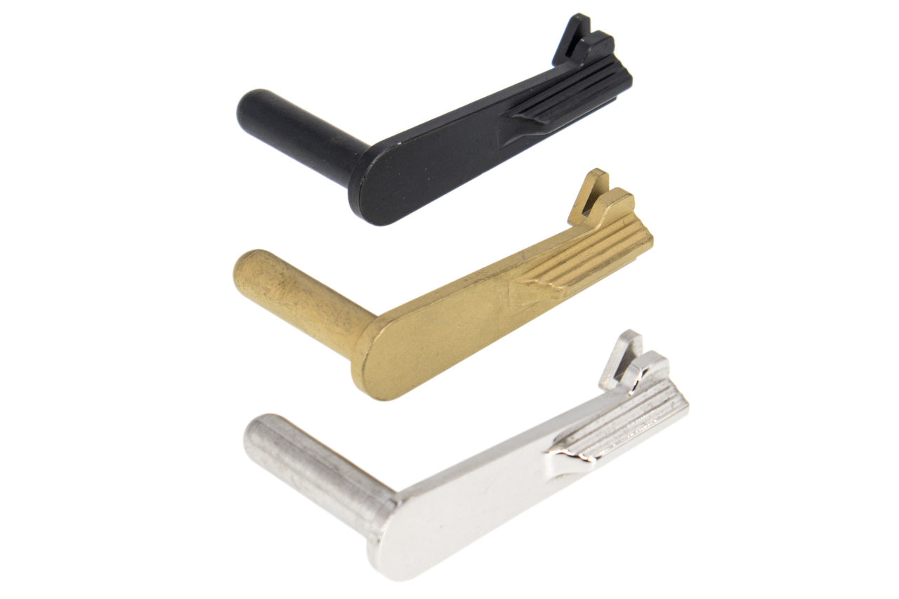 5KU Stainless Steel Slide Stop Type 7 for Marui TM Hi-Capa GBB Series ( GB-513 )-Silver