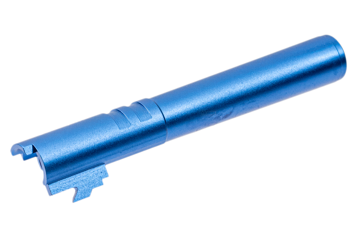 5KU Rainbow Aluminum Threaded Outer Barrel For Tokyo Marui TM 5.1 Hi-Capa Series ( 11mm CW ) ( GB 520 )-Red