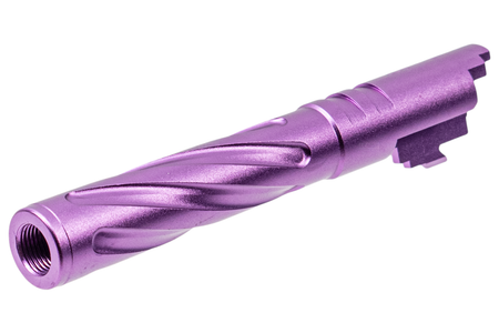 5KU Rainbow Tornado Threaded Outer Barrel For Tokyo Marui TM 5.1 Hi-Capa Series ( 11mm CW ) ( GB 521 )-Matte Coating-Black