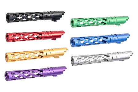 5KU Aluminum Threaded Hollow Outer Barrel For Marui TM 5.1 Hi-Capa GBBP Series ( 11mm CW ) -Silver