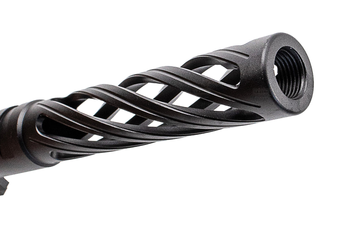 5KU Aluminum Threaded Hollow Outer Barrel For Marui TM 5.1 Hi-Capa GBBP Series ( 11mm CW ) -Silver