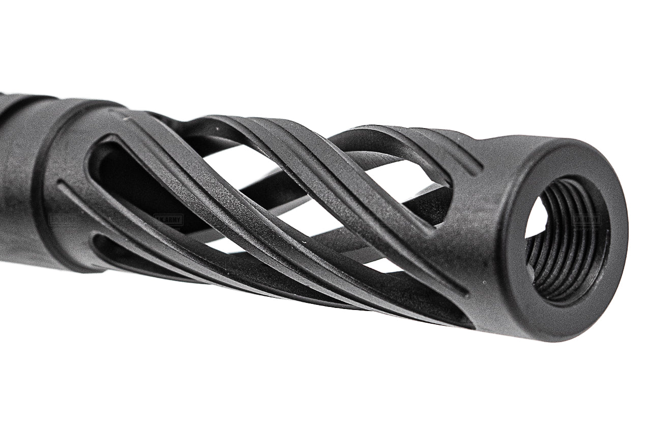 5KU Aluminum Threaded Hollow Outer Barrel For Marui TM 4.3 Hi-Capa GBBP Series ( 11mm CW ) -Silver