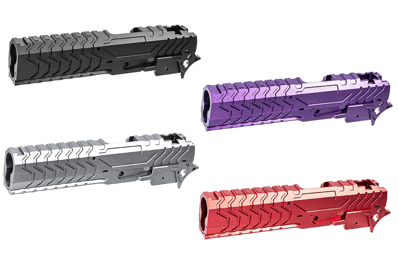 5KU Aluminum Matrix Slide and Frame Set For Marui TM Hi-Capa GBBP Series -Red