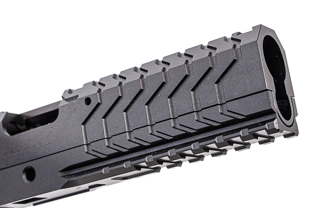 5KU Aluminum Matrix Slide and Frame Set For Marui TM Hi-Capa GBBP Series -Red