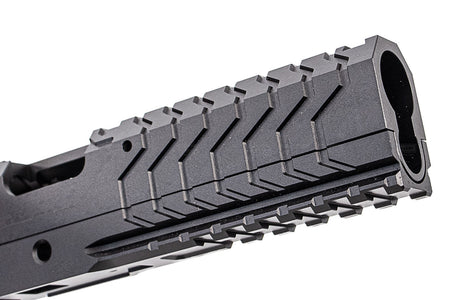 5KU Aluminum Matrix Slide and Frame Set For Marui TM Hi-Capa GBBP Series -Red