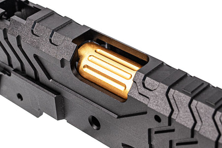 5KU Aluminum Matrix Comp Slide and Frame Set For Marui TM Hi-Capa GBBP Series ( GB-573 )-Grey & Gold