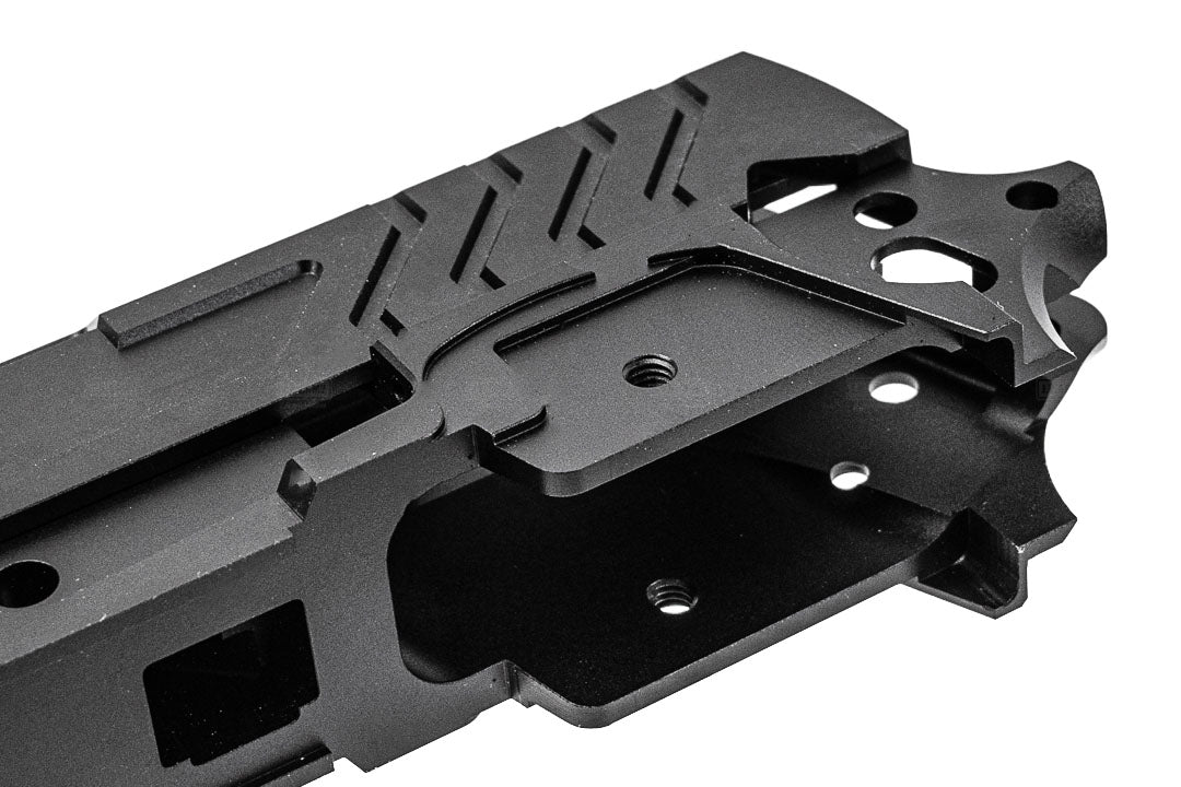 5KU Aluminum Matrix Comp Slide and Frame Set For Marui TM Hi-Capa GBBP Series ( GB-573 )-Grey & Gold