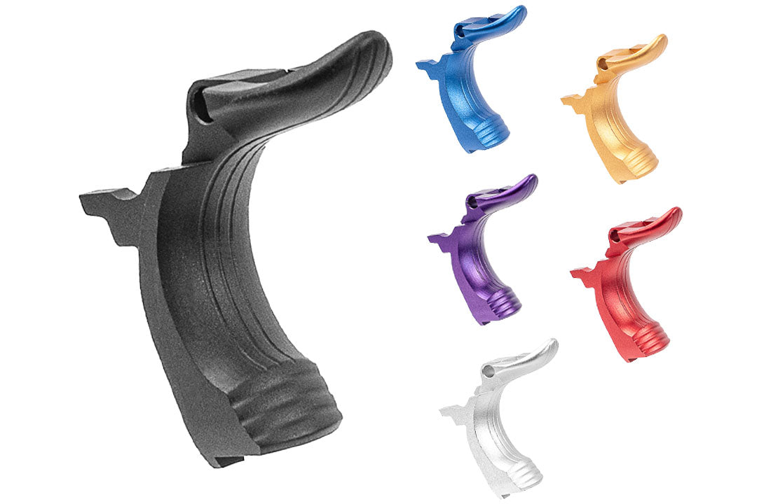 5KU Aluminum Type 1 Grip Safety For Marui TM Hi-Capa GBBP Series -Silver