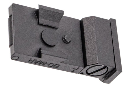 5KU Aluminum BO Style Rear Sight For Marui TM Hi-Capa 5.1 GBBP Series -Silver
