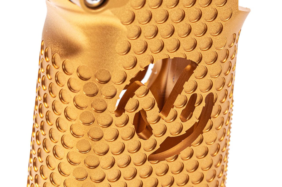 5KU CNC Aluminum INF Style Type 3 Cutout Grip For Marui TM Hi-Capa GBBP Series -Silver