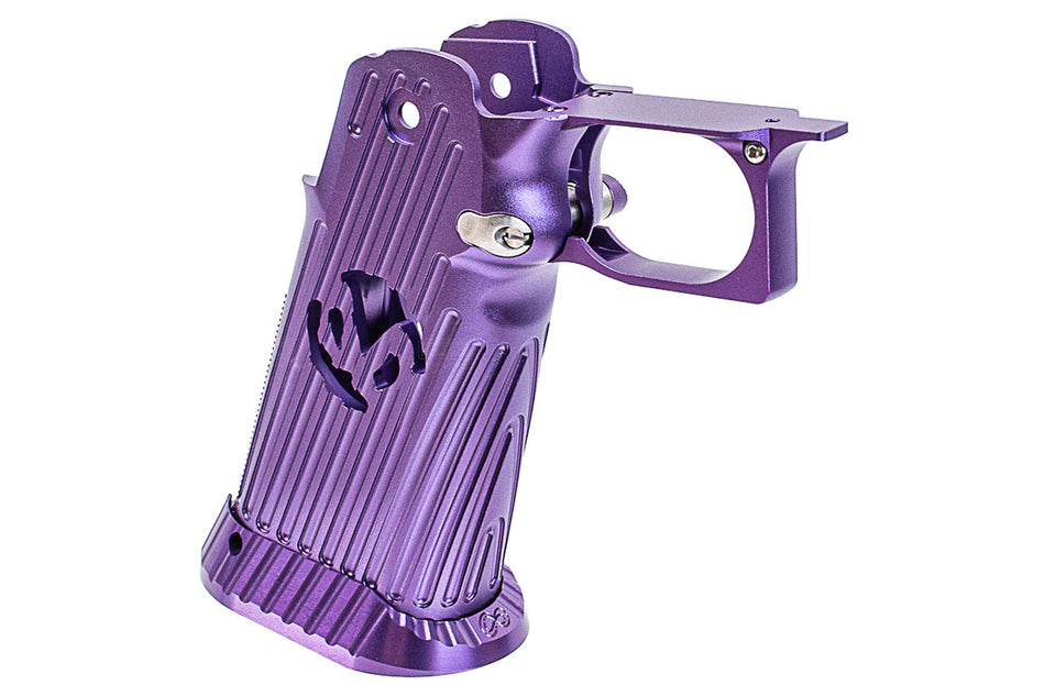 5KU CNC Aluminum INF Style Grip Type 4 For TM Hi-Capa GBBP Airsoft Series-Purple