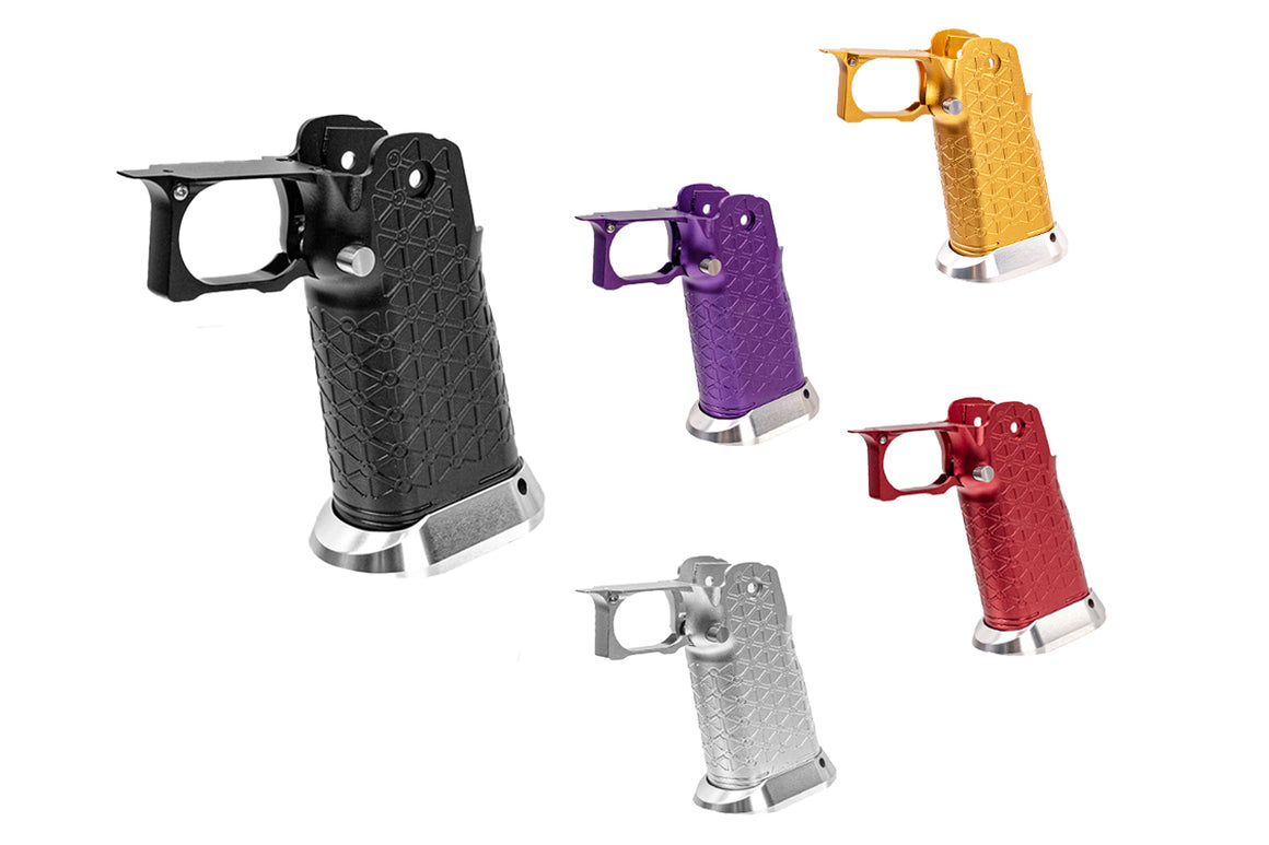 5KU CNC Aluminum Limcat Style Type 8 Grip For Marui TM Hi-Capa GBBP Series -Gold