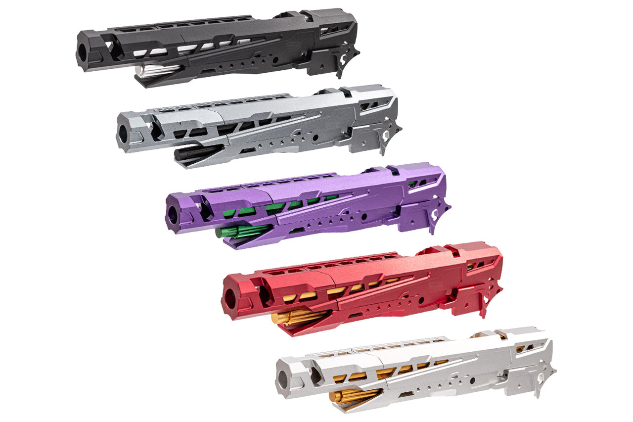 5KU CNCEX-2 Slide & Frame Kit For Marui TM Hi-Capa GBBP Series -Silver