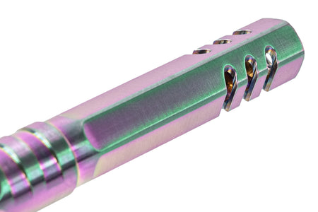 5KU Stainless 5.1" Hexagon Outer Barrel For Marui TM Hi-Capa 5.1 GBBP Series -Silver