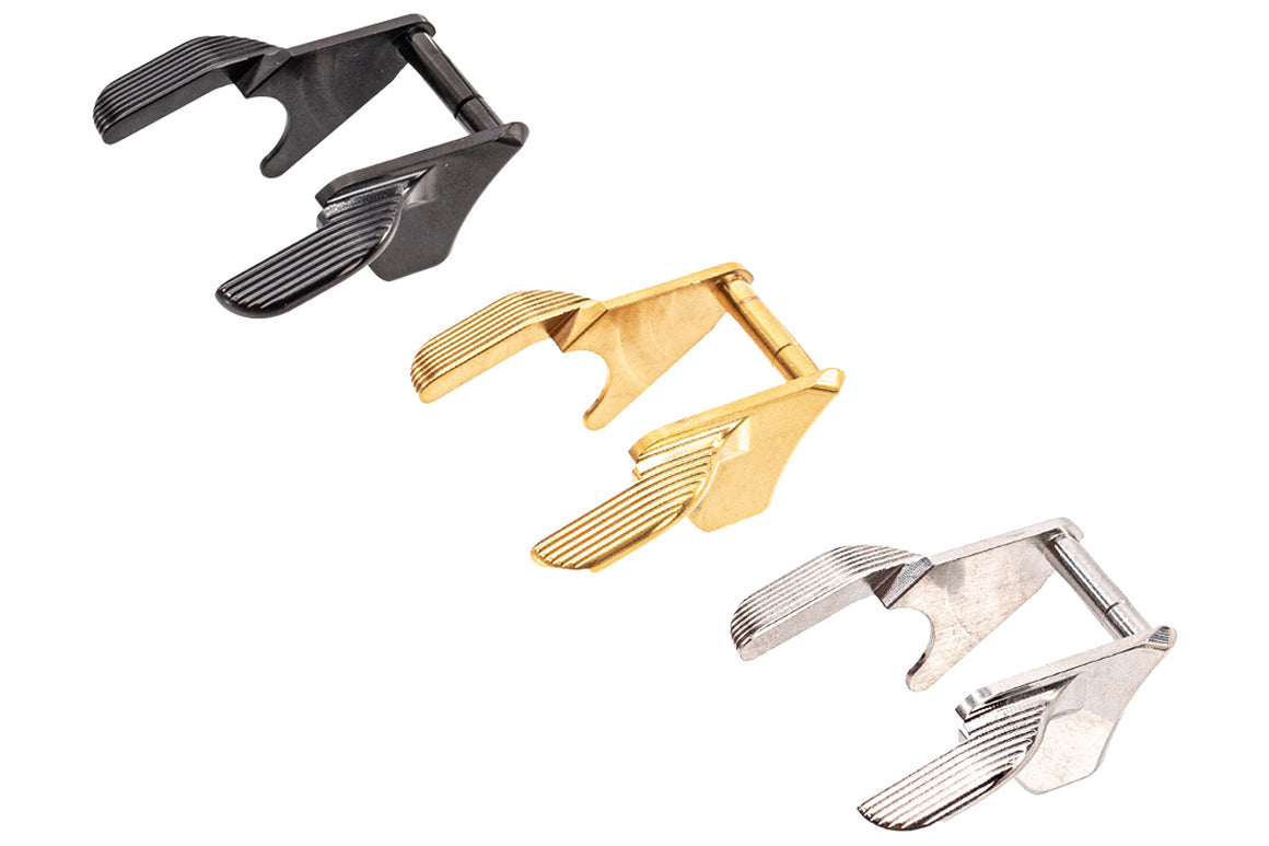 5KU Stainless Steel Ambidextrous Thumb Safety For Marui TM Hi-Capa GBBP Series -Silver