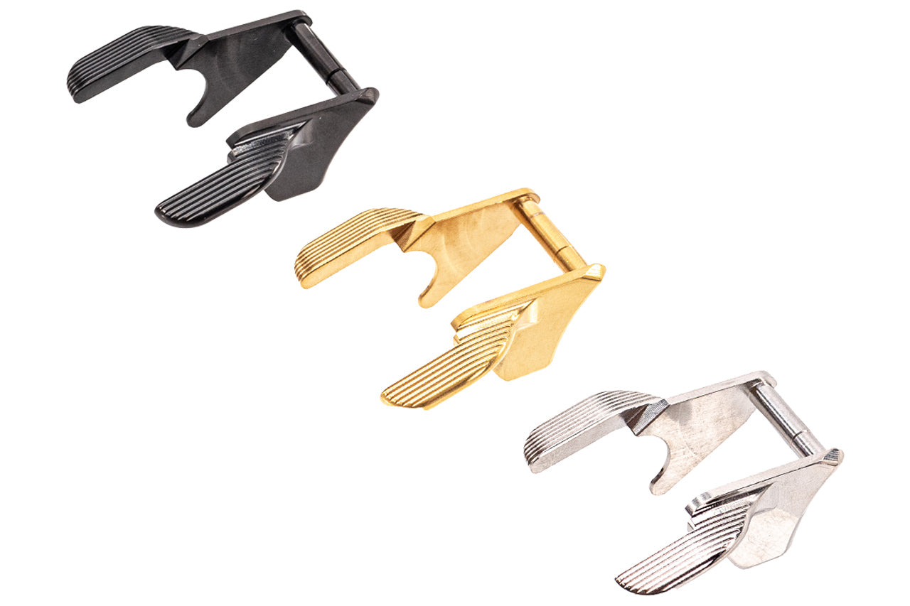 5KU Stainless Steel Ambidextrous Thumb Safety For Marui TM Hi-Capa GBBP Series -Silver