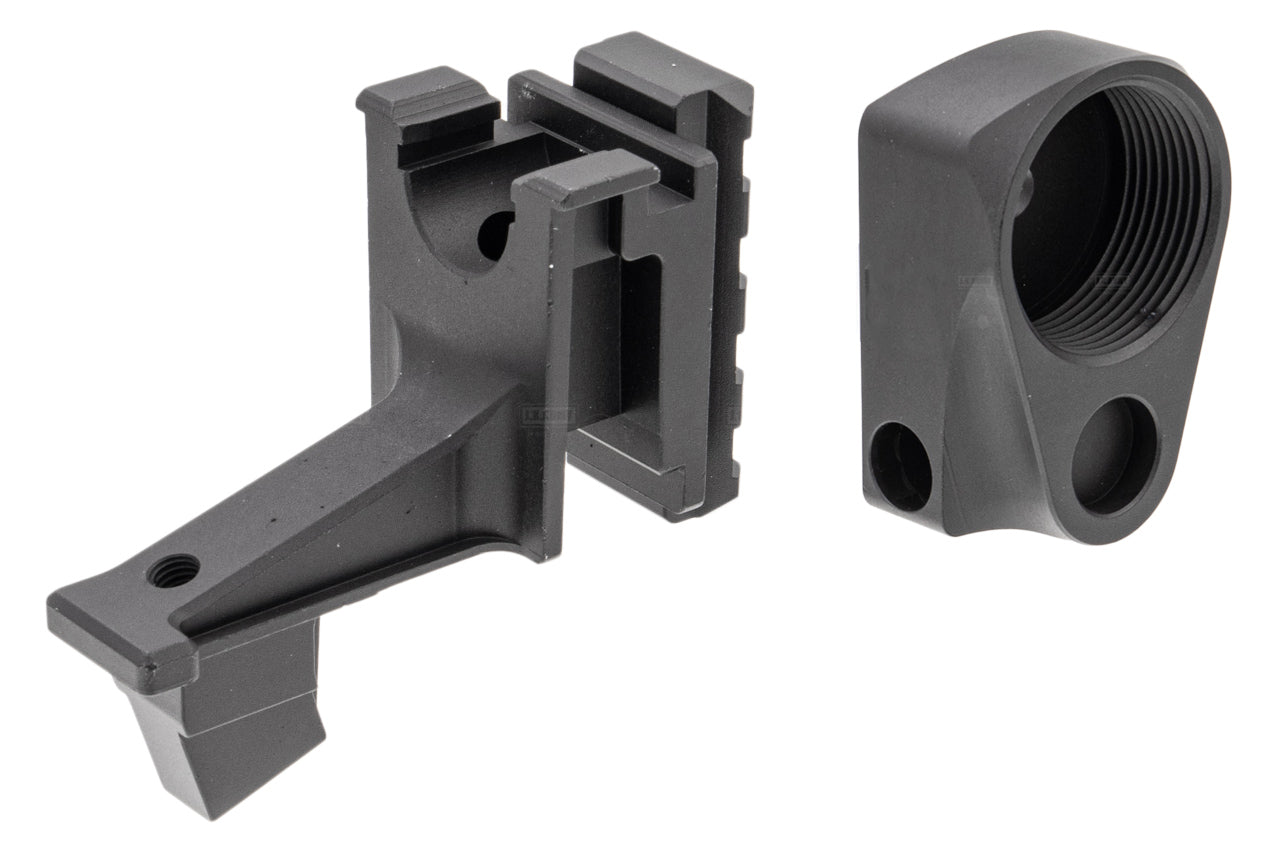 5KU Buffer Tube & M1913 20mm Rail AK to M4 Stock Adapter Assemble for Marui TM AKM GBBR