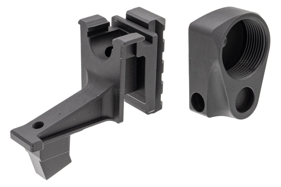 5KU Buffer Tube & M1913 20mm Rail AK to M4 Stock Adapter Assemble for Marui TM AKM GBBR