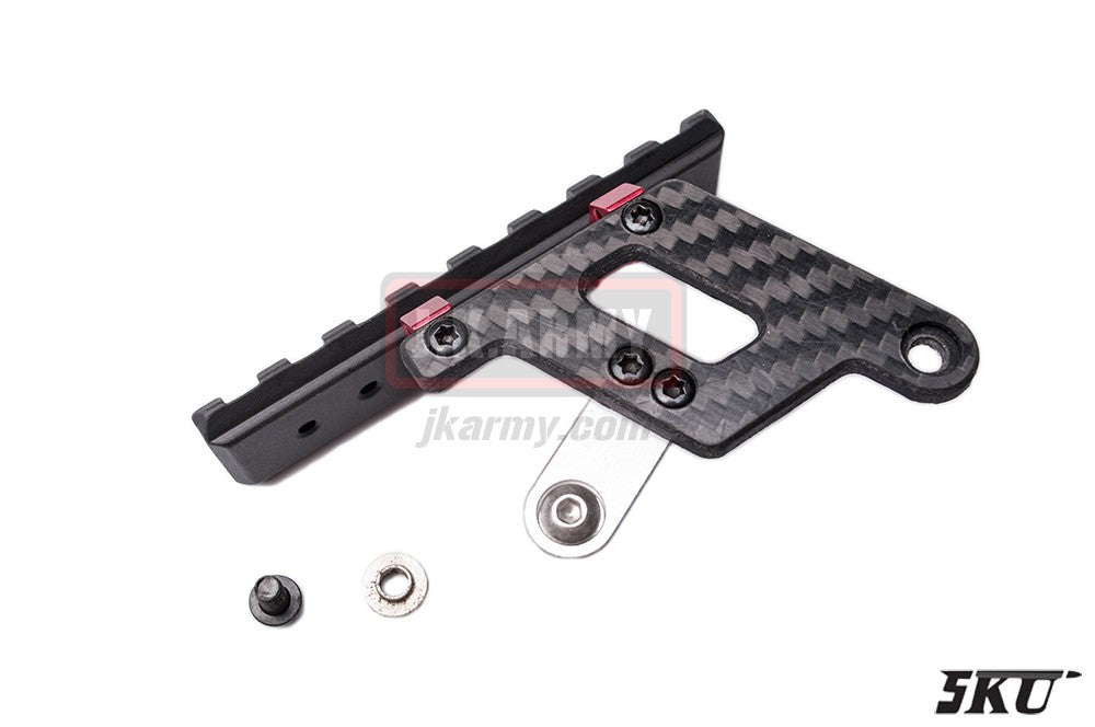 5KU Shooters Carbon Mount Base ( Red )