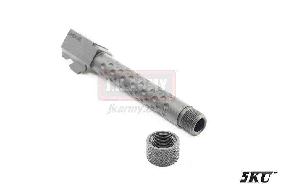 5KU TM 17 Outer Barrel ( BK ) ( Dot / Threaded 14mm CCW ) ( Model 17 )