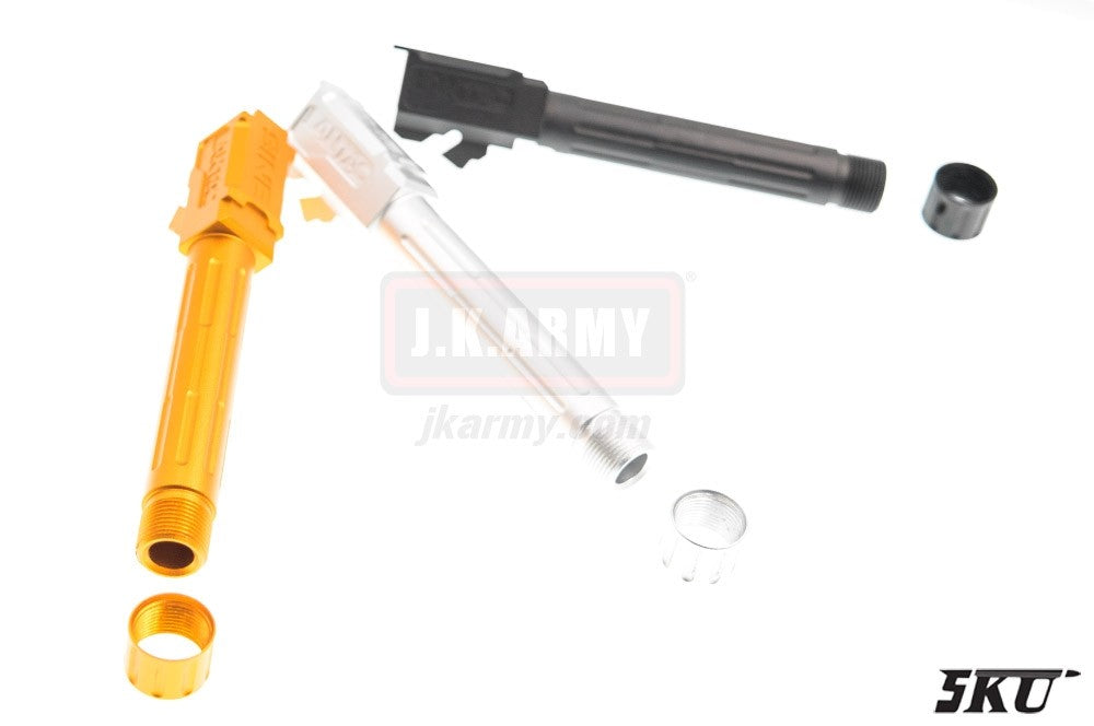 5KU 9INE 14mm CCW Threaded Barrel for VFC G19 ( 14mm CCW ) ( SV )