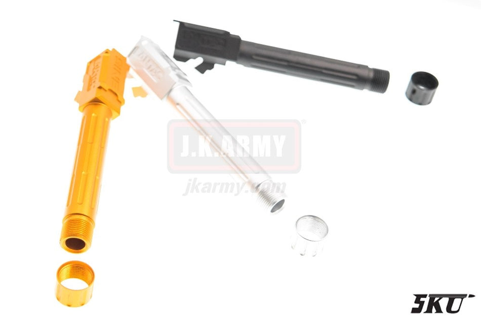 5KU 9INE 14mm CCW Threaded Barrel for VFC G19 ( 14mm CCW ) ( SV )