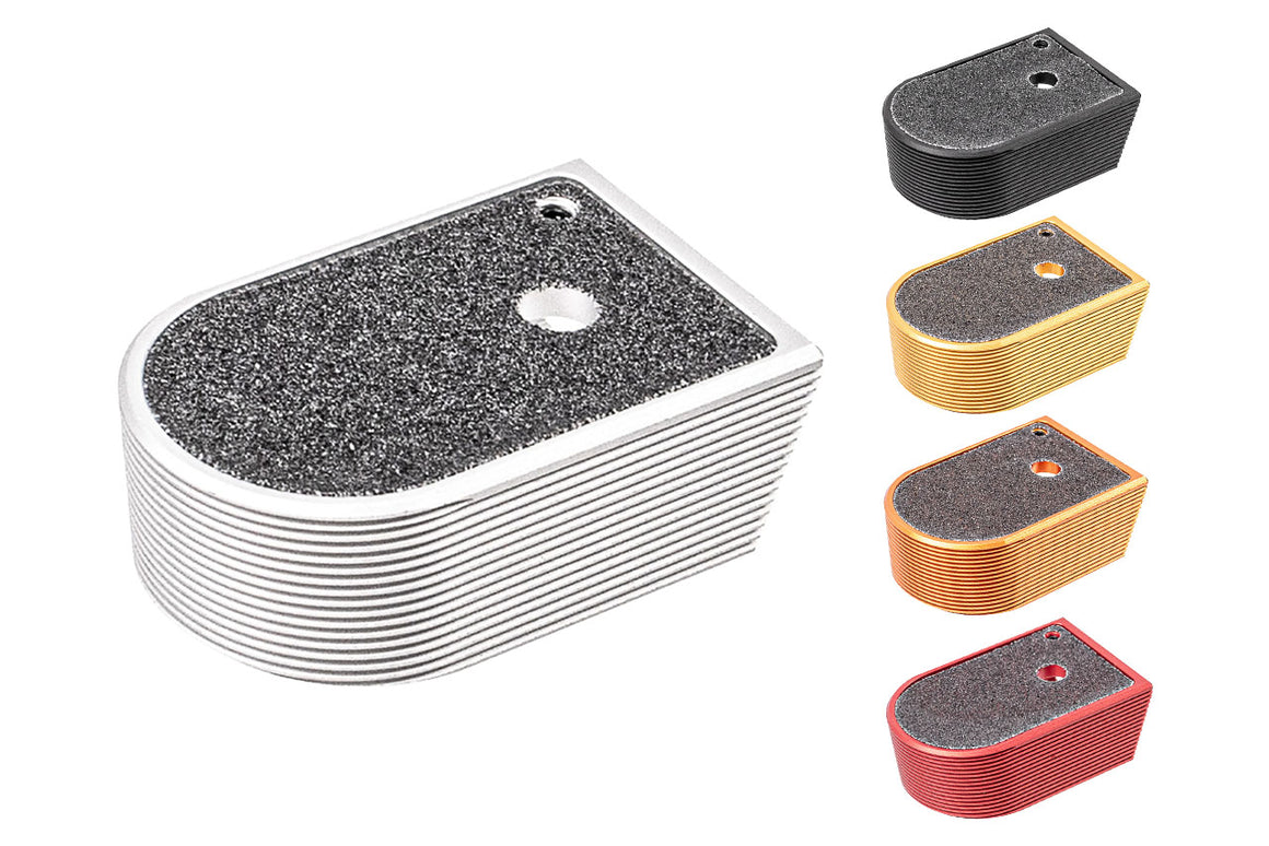 5KU Aluminum Sand Paper Type 2 Magbase For KJ Shadow 2 GBBP-Silver