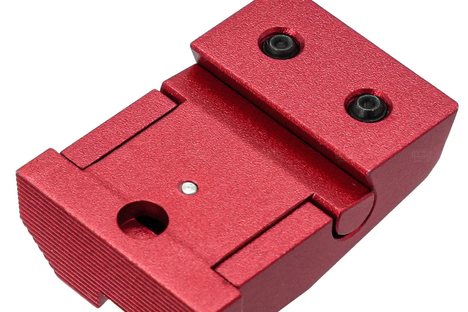 5KU CNC Aluminum Fiber Front & Rear Sight Set For KJ Shadow 2 GBBP Series -Silver