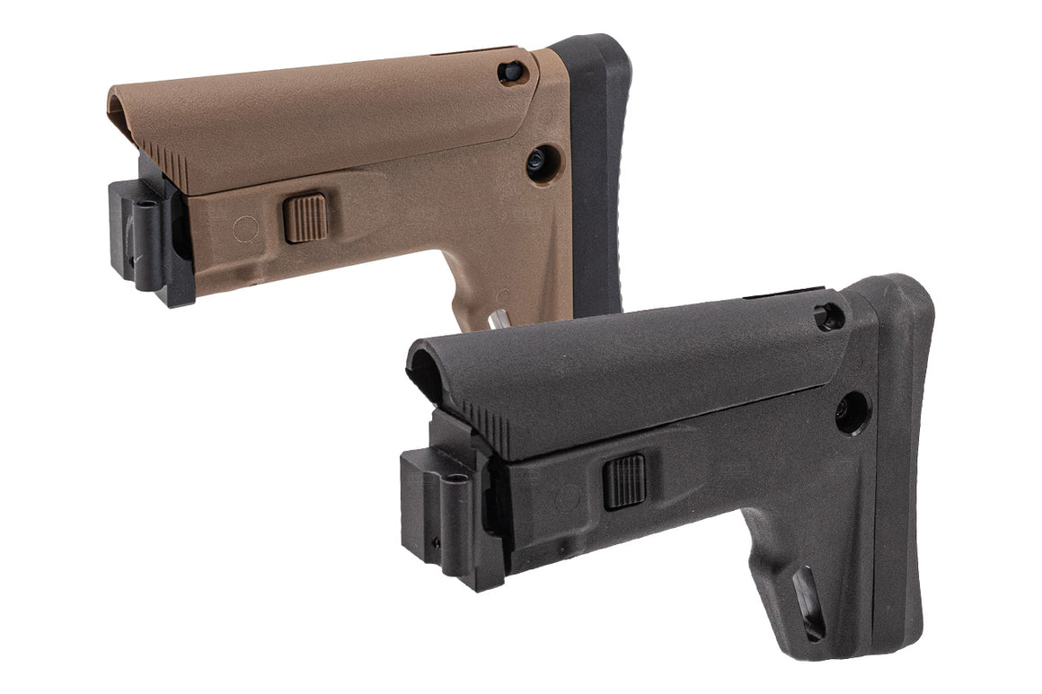 5KU ACR Style Adjustable Folding Stock For Marui TM SAIGA-12K GBB Series-Tan