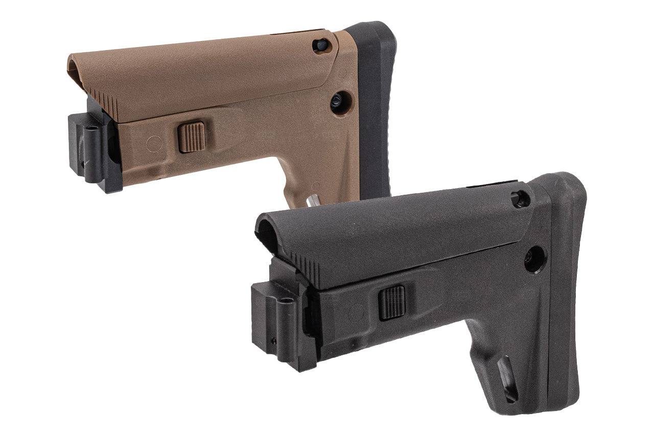 5KU ACR Style Adjustable Folding Stock For Marui TM SAIGA-12K GBB Series-Tan