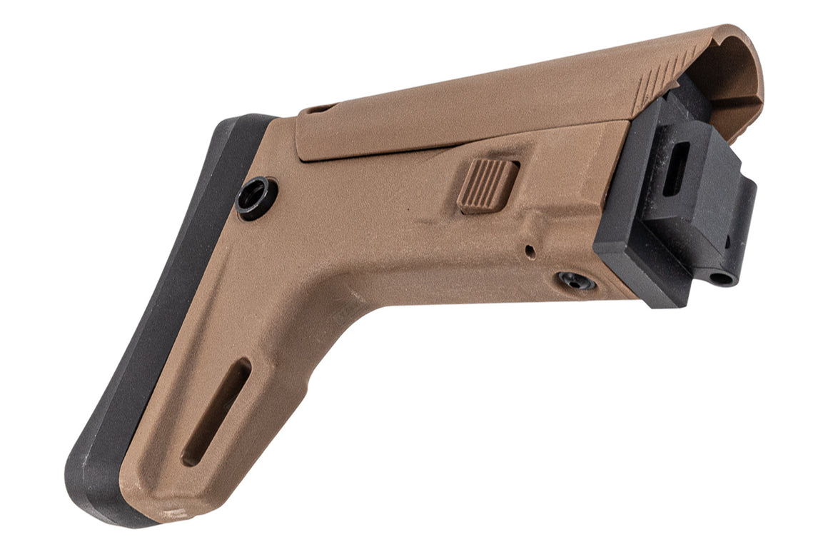 5KU ACR Style Adjustable Folding Stock For Marui TM SAIGA-12K GBB Series-Tan