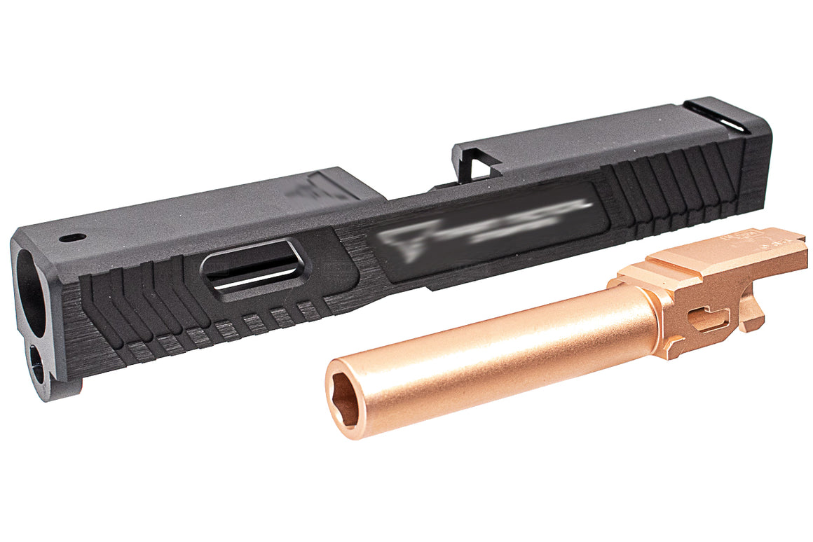 5KU 19 TT Style Slide For Marui TM G Model 19 Gen3 GBBP ( Black )