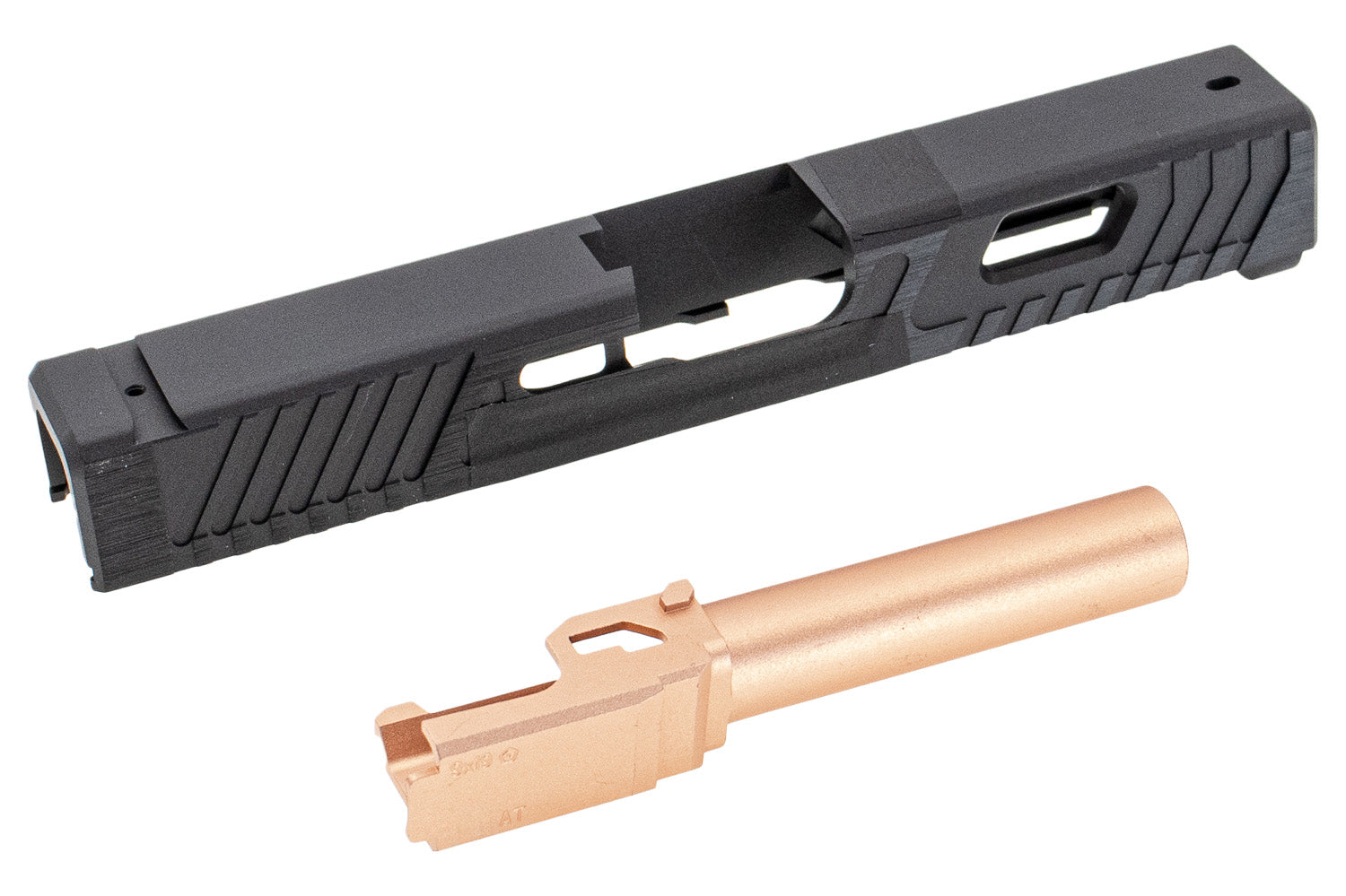 5KU 19 TT Style Slide For Marui TM G Model 19 Gen3 GBBP ( Black )