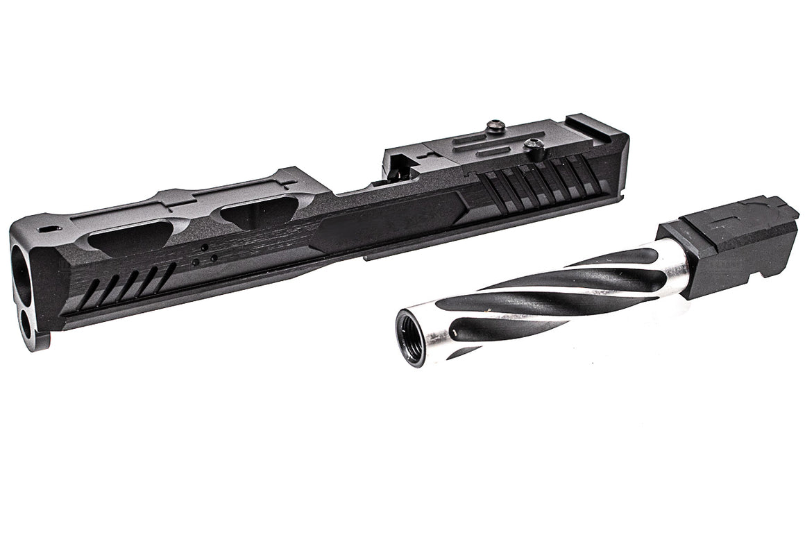 5KU JI 095 RMR Slide For Marui TM / WE G Model 17 Gen3 GBBP ( Black )