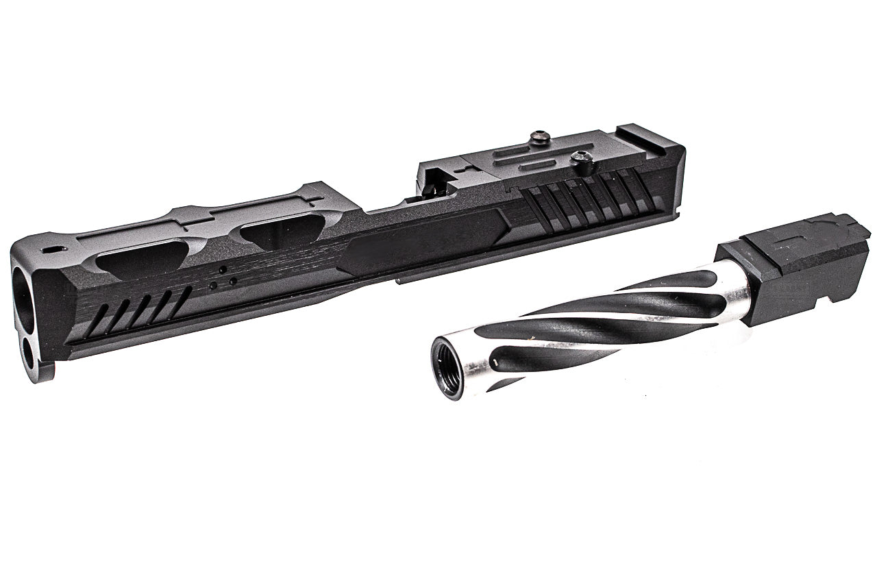 5KU JI 095 RMR Slide For Marui TM / WE G Model 17 Gen3 GBBP ( Black )