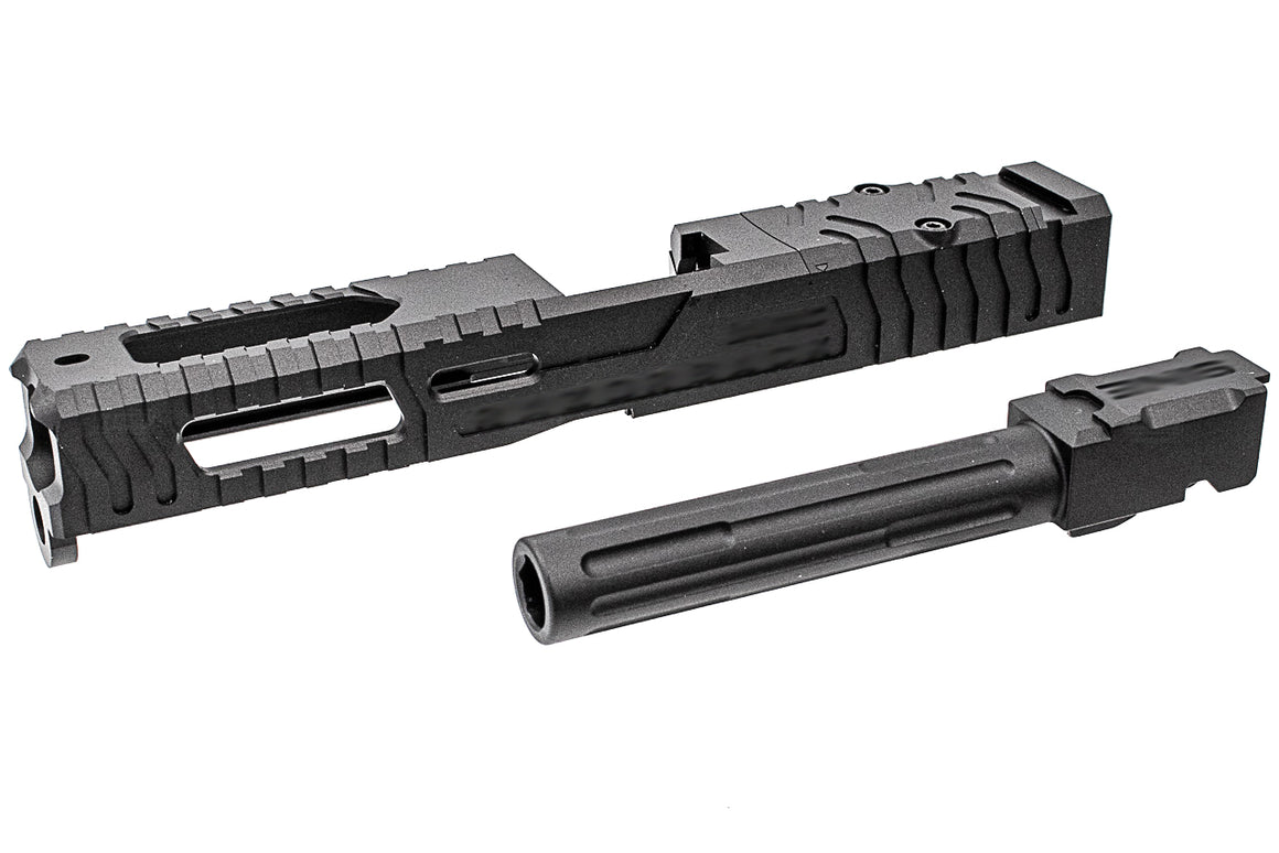 5KU Lan R Style RMR Slide For Marui TM / WE G Model 17 Gen3 GBBP ( Black )