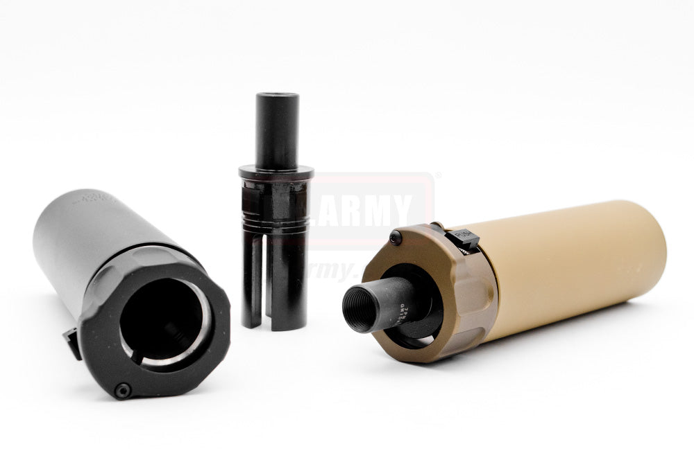 5KU SF Style SOCOM 46 MINI Dummy Suppressor / Barrel Extension 12mm CW ( BK / DE ) ( MP7 )
