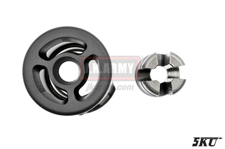 5KU Warden Blast Diffuser with 4P Flash Hider -14mm CCW Version 2 ( BK )