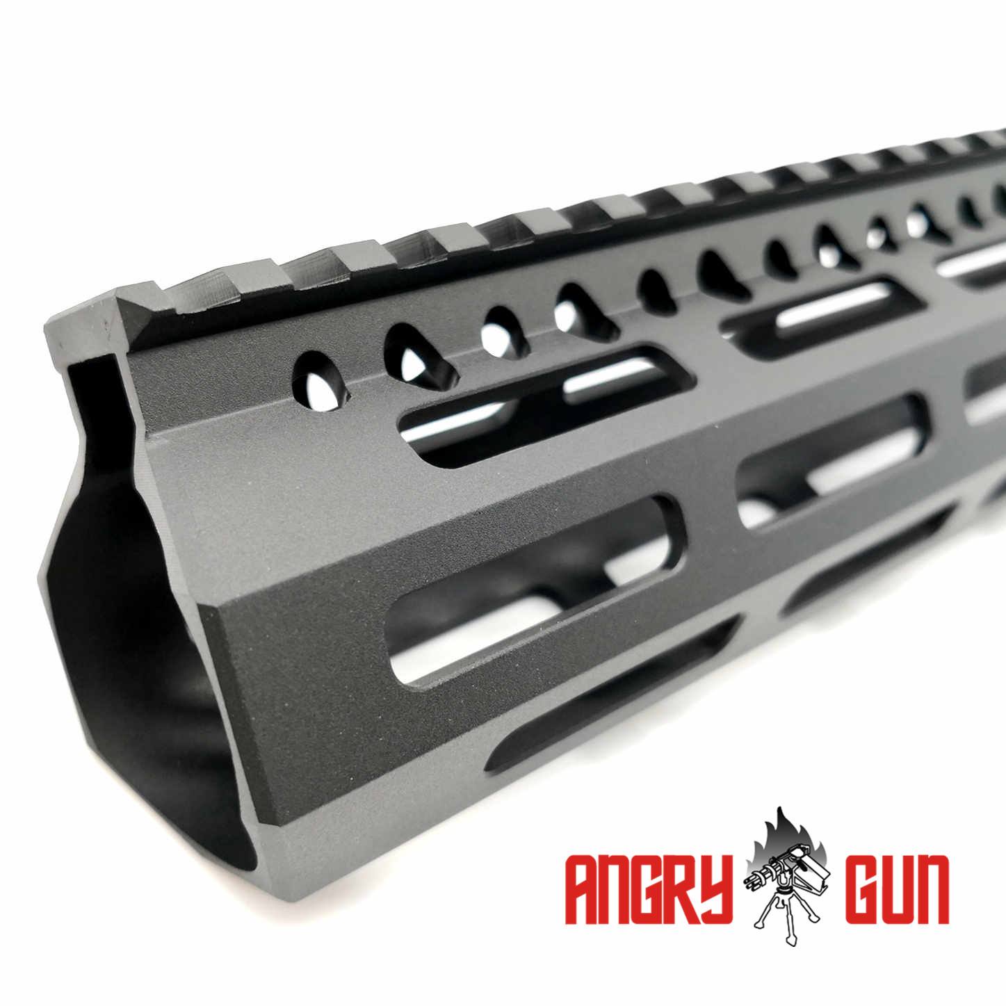 Angry Gun 13 inch MCMR M-LOK RAIL For Airsoft AR M4 Series AEG / GBB / PTW ( Black )