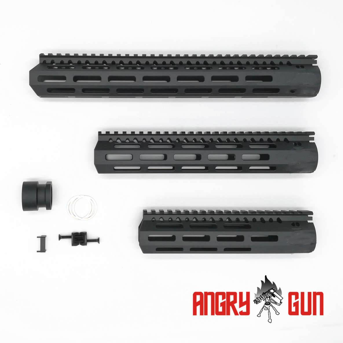Angry Gun 8 / 10 / 13 Inch MCMR M-LOK RAIL For Airsoft AR M4 Series AE ...