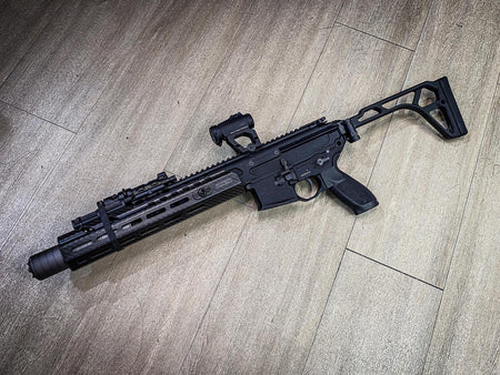 Artisan Folding Style Stock for MCX / M1913 20mm Rail ( Black )