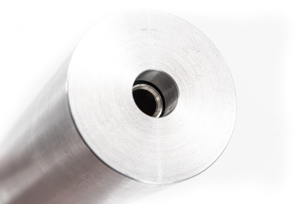 Asura DTK 4 Style Dummy Suppressor with Extened Inner Barrel for GBB / AEG AK 74U / 105 / 74 Airsoft Series ( Silver )