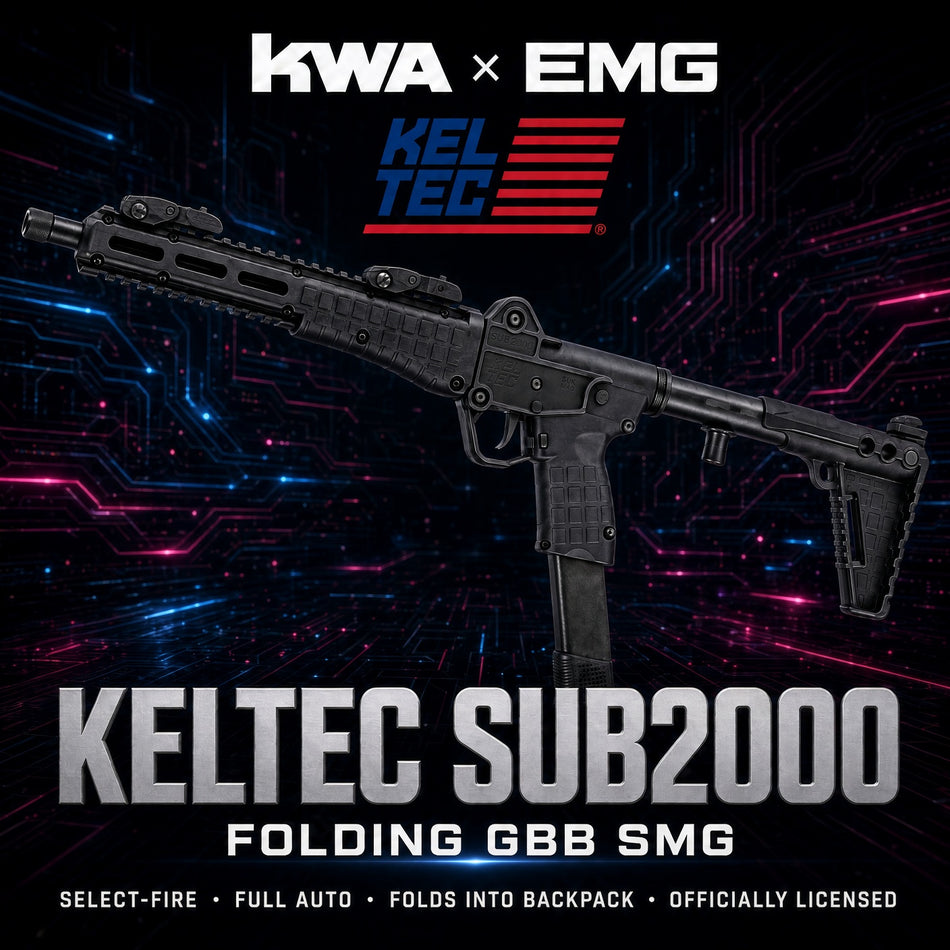 KWA x EMG KELTEC SUB2000 Folding SMG GBB Airsoft