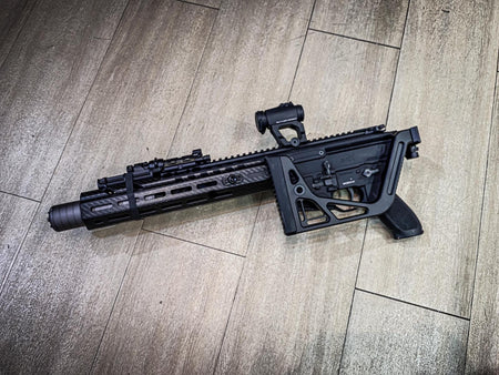 Artisan Folding Visor Stock for MCX / M1913 20mm Rail ( Black )