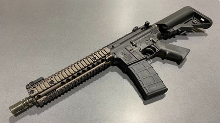 GHK Colt MK18 MOD1 GBB Rifle Airsoft ( Forging Receiver 2022 Version ) ( Original Authorization by Colt and Daniel Defense GHK M4 V2 System )