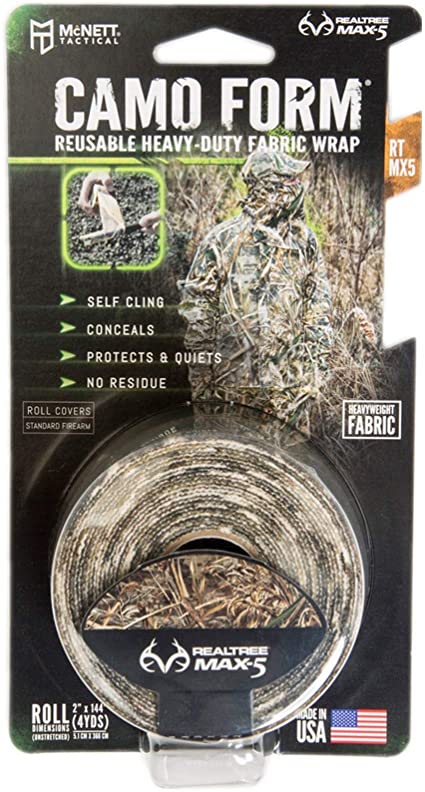 CAMO FORM® REUSABLE HEAVY-DUTY FABRIC WRAP - Realtree Max 5