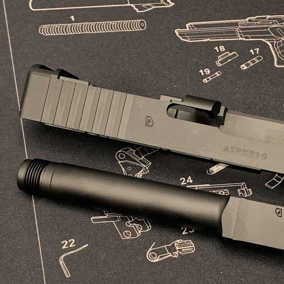 Bomber CNC Full Steel Ver. Model 19 MOS Slide Kit for Umarex / VFC G19 Gen4 GBB Series Limited ( SOCOM - MK27 Mod 2 )