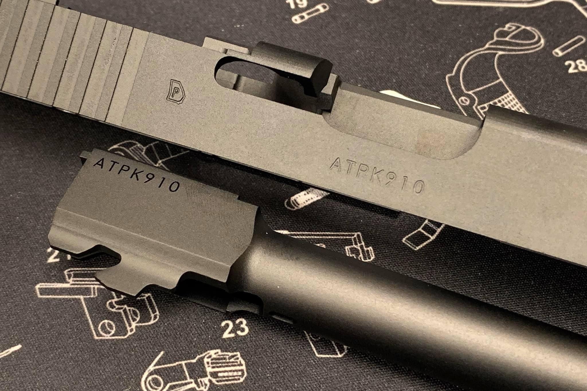 Bomber CNC Full Steel Ver. Model 19 MOS Slide Kit for Umarex / VFC G19 Gen4 GBB Series Limited ( SOCOM - MK27 Mod 2 )