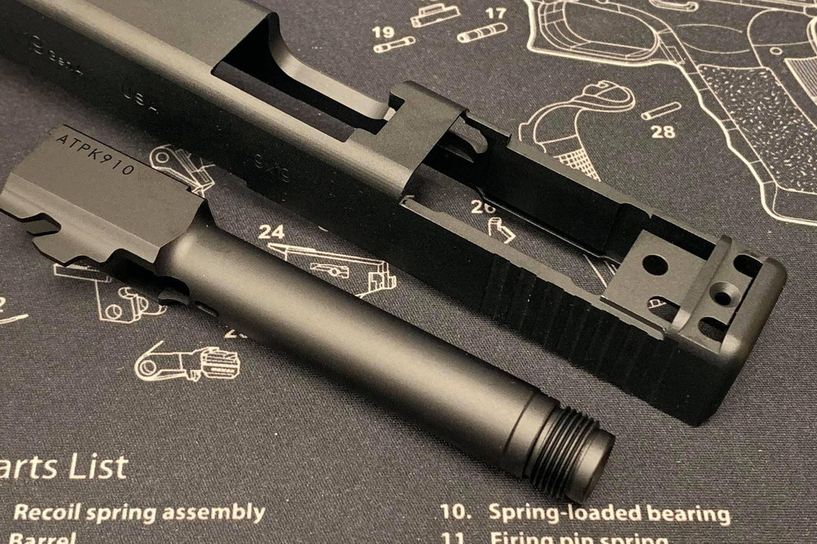Bomber CNC Full Steel Ver. Model 19 MOS Slide Kit for Umarex / VFC G19 Gen4 GBB Series Limited ( SOCOM - MK27 Mod 2 )