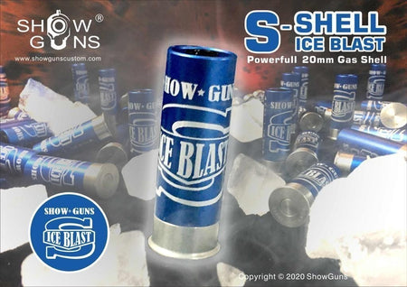 Show Guns S-ICE BLAST 20mm Gas Shotshell for KPS TT33 Shot Launcher / PPS 870 / Tanaka Shotguns ( 3PCS ) ( Blue )